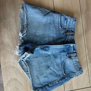 Abercrombie & Fitch Blue Jean Shorts